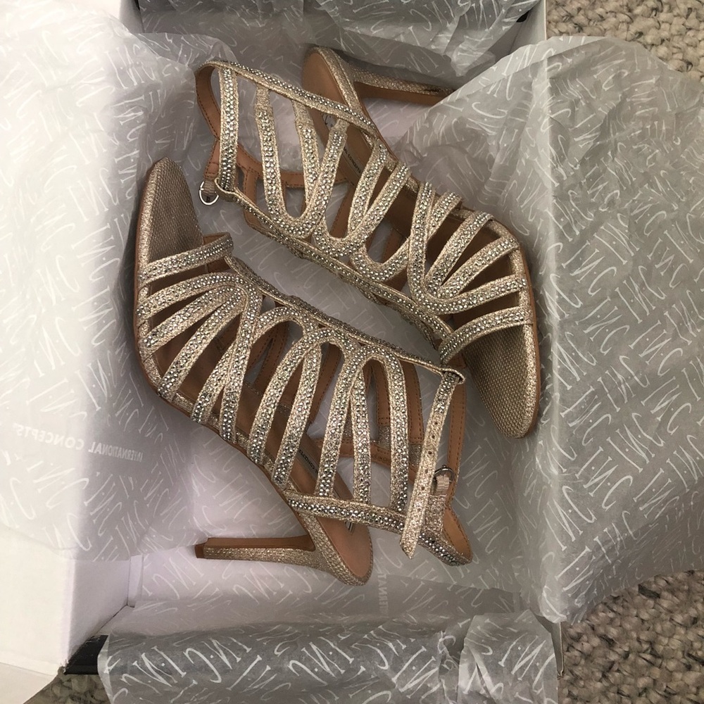 Champagne colored heels